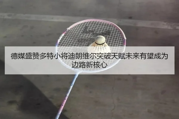 德媒盛赞多特小将迪朗维尔突破天赋未来有望成为边路新核心